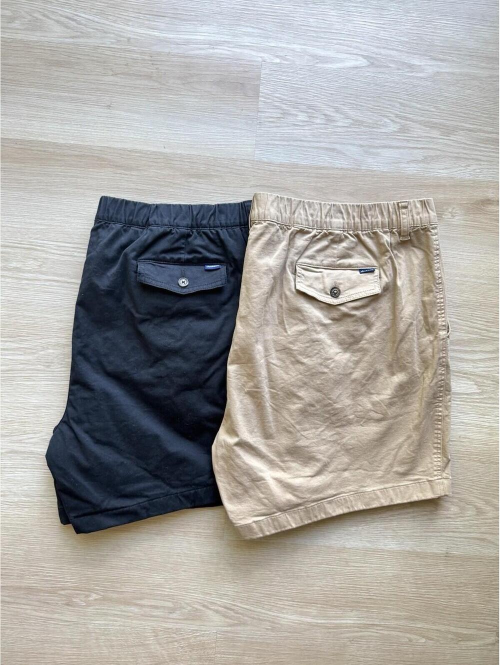 Lot Of 2 Chubbies Originals Men's Khaki Shorts Size 3XL 5.5” Inseam Summer Gorp